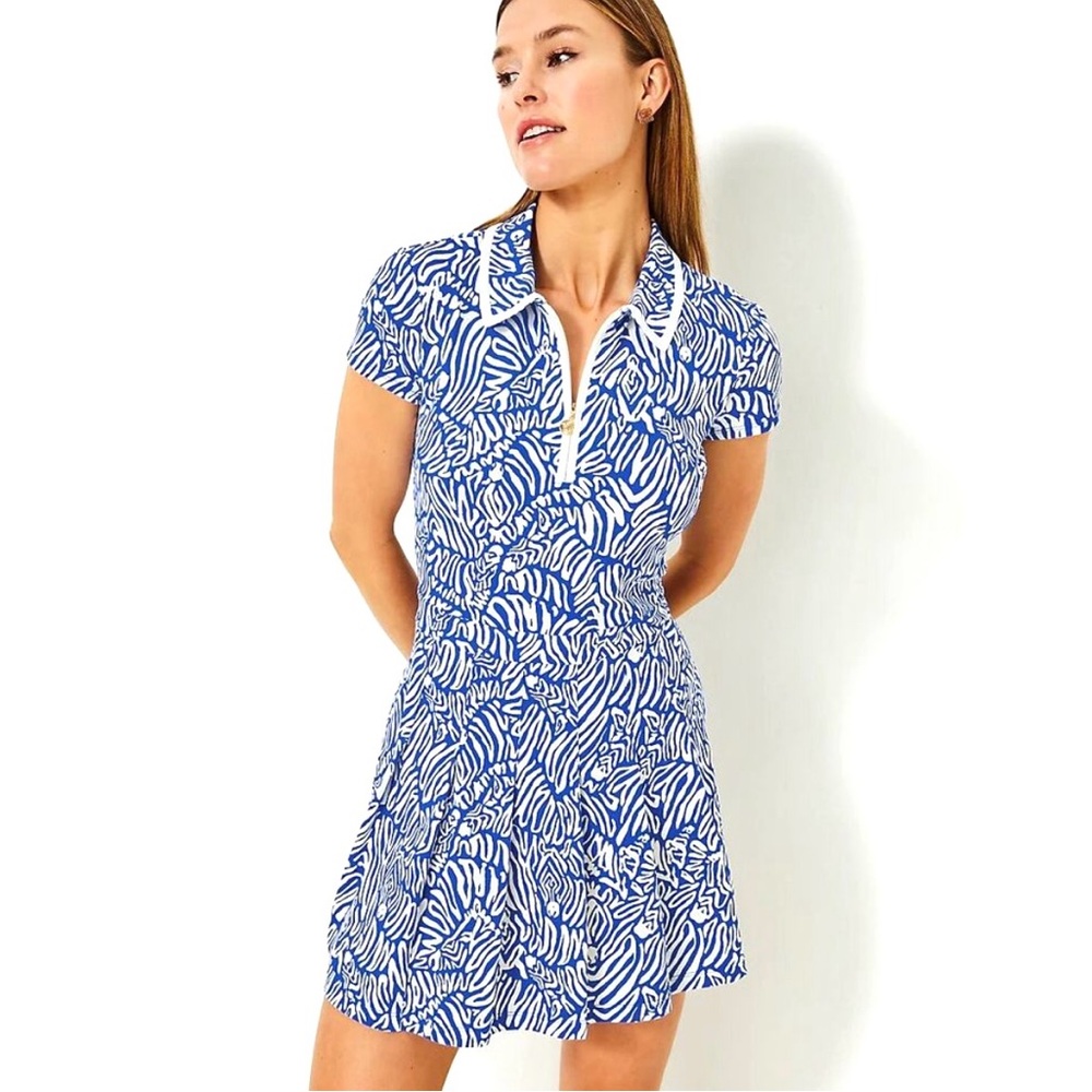 Lilly Pulitzer Women's Alona UPF 50+ Luxletic Golf Dress Size L